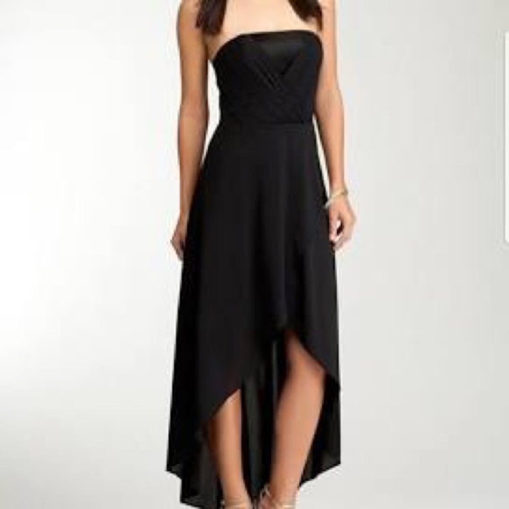 Bebe High Low Black Dress